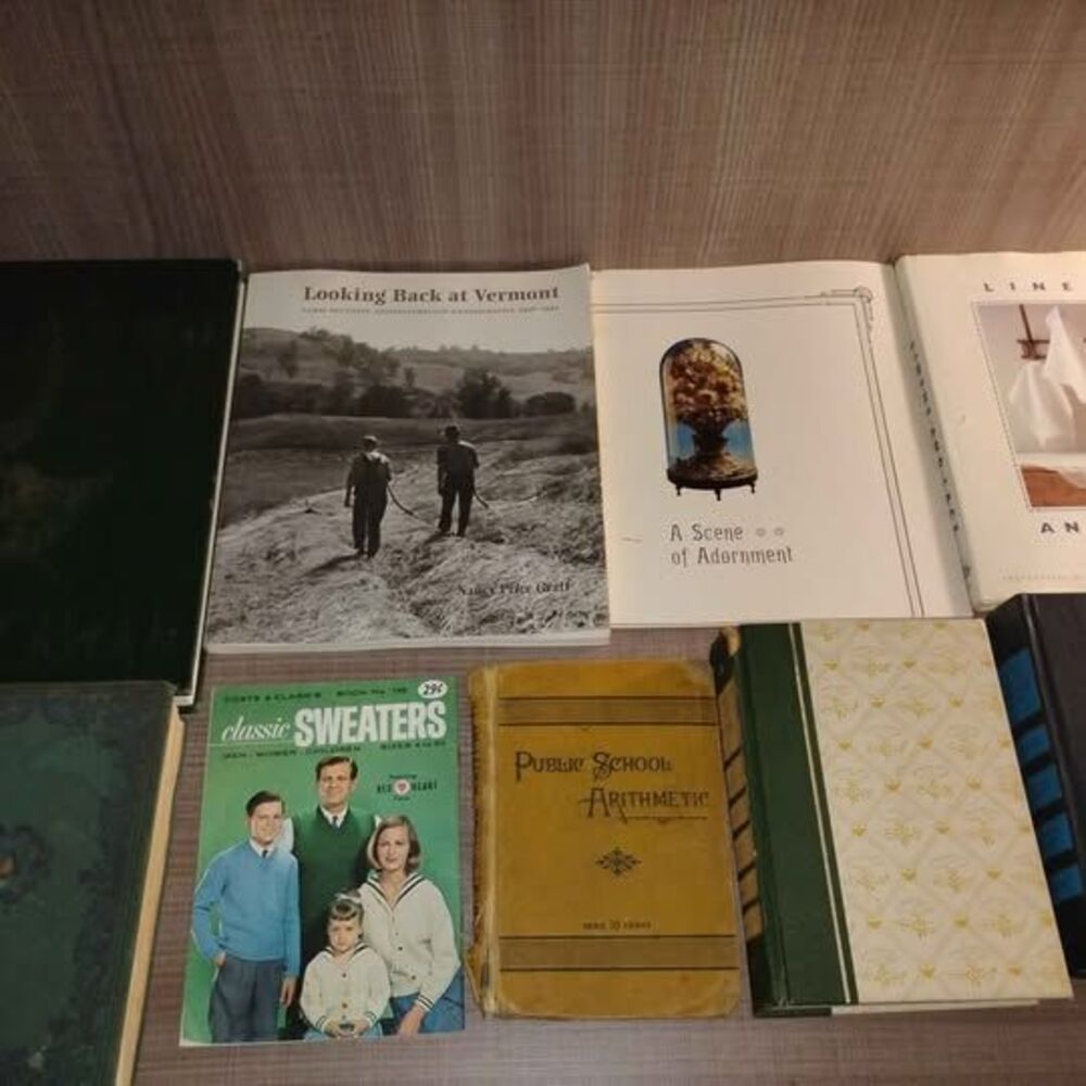 Lot of old/vintage books, perfect for creating junk journals